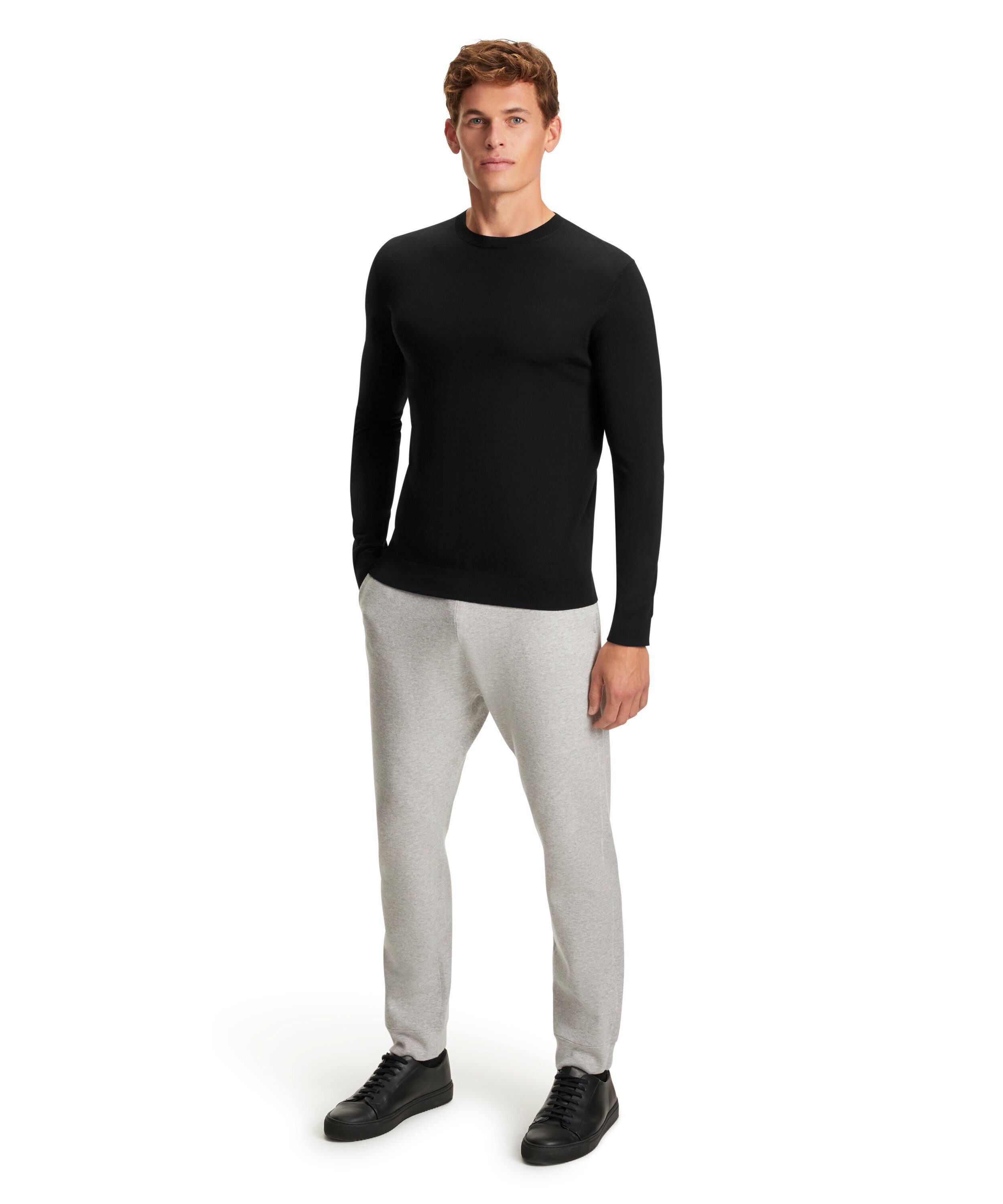 FALKE Strickpullover Pullover aus ultrafeiner Merinowolle (1-tlg) aus ultrafeiner Merinowolle