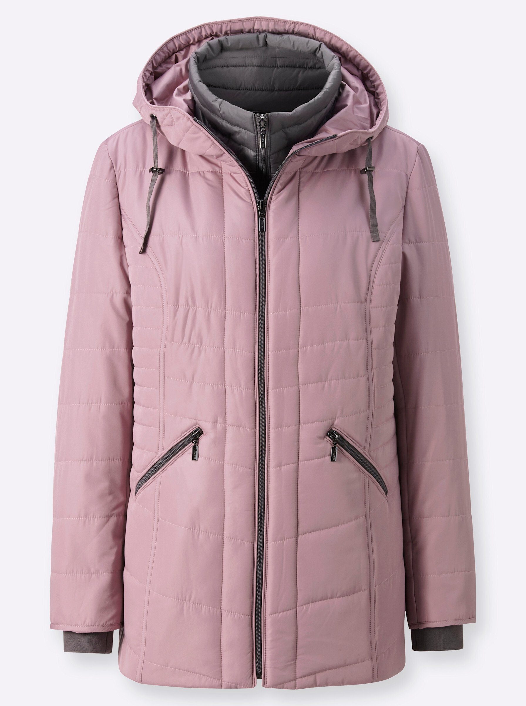 WEIDEN WITT Allwetterjacke mauve-anthrazit