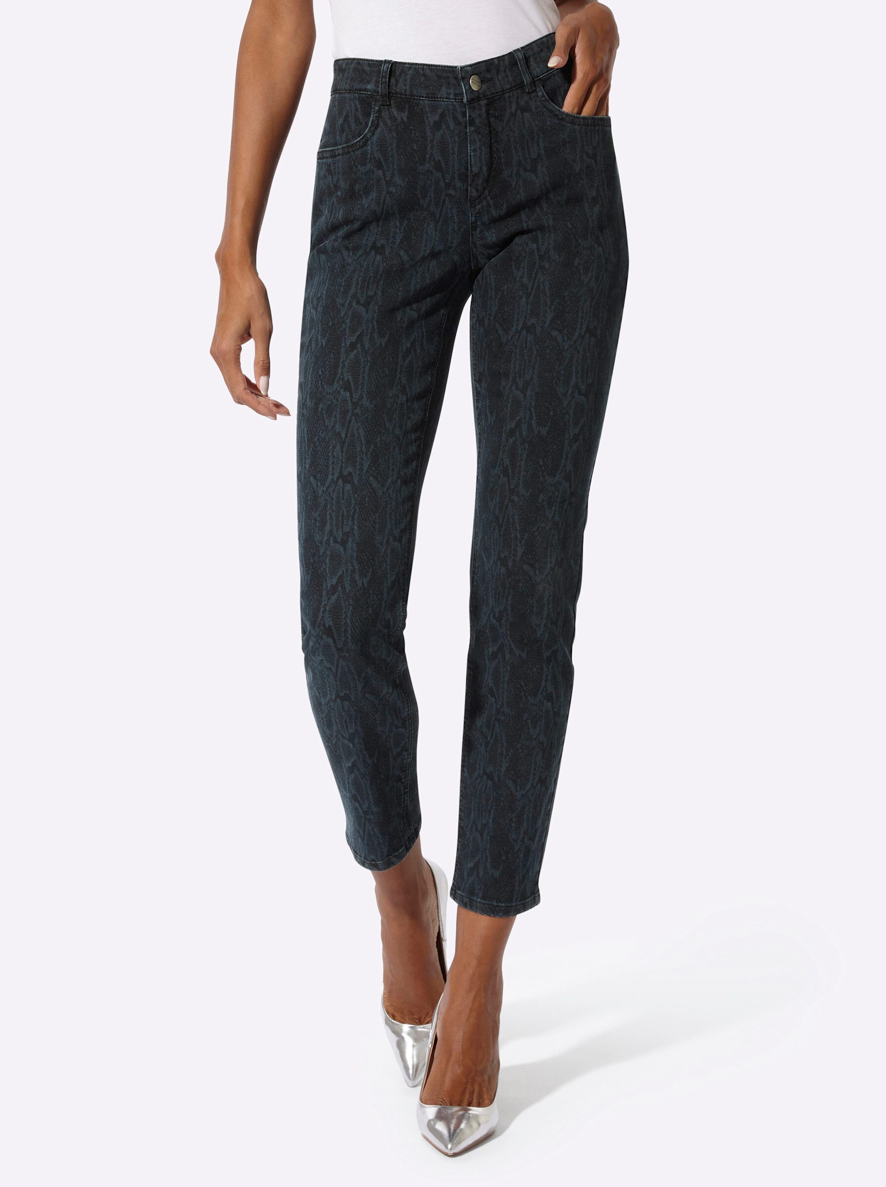 creation L Bequeme Jeans Jeans leicht vertieft