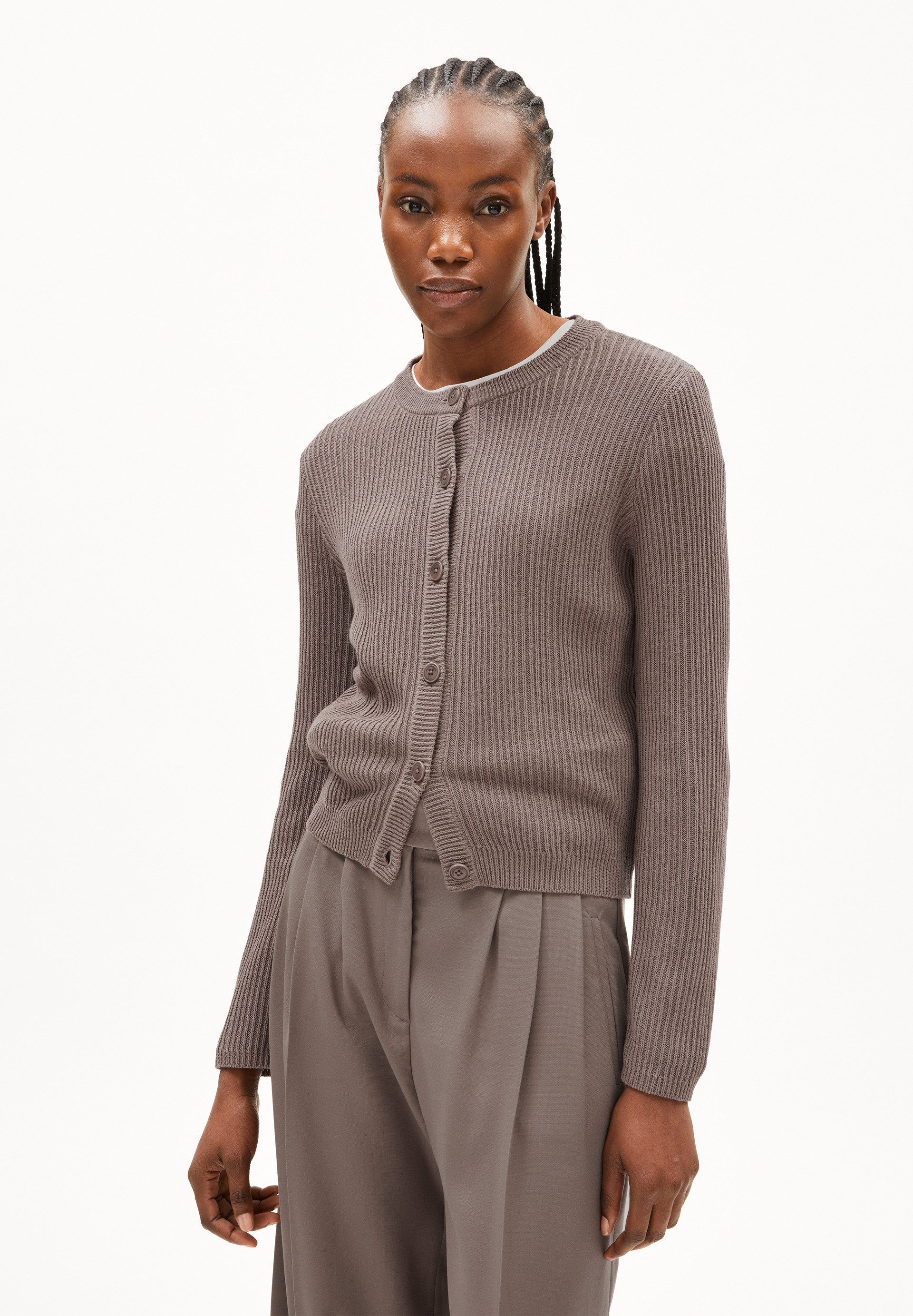Armedangels Cardigan RICALAA LINO Strickjacke aus Leinen-Mix (Slim Fit) günstig online kaufen