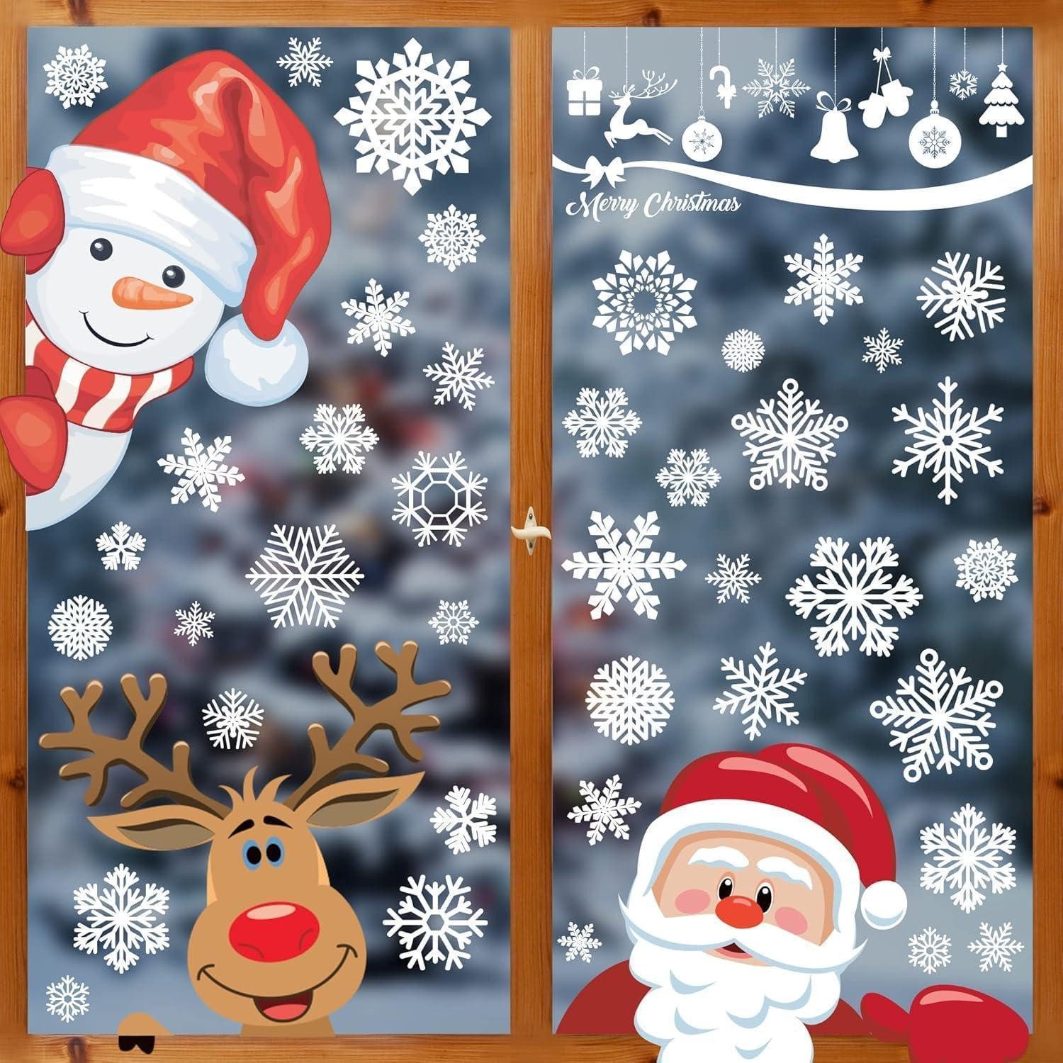 LuxusKollektion Fensterbild Fensterbilder Weihnachten 150 Stk. Doppelseitig