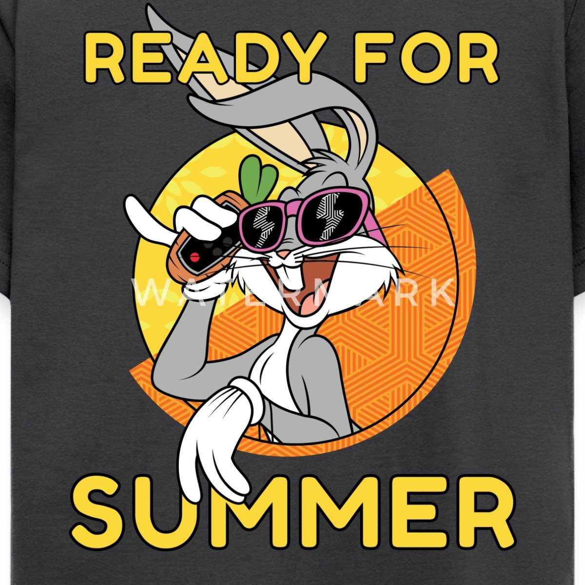 Spreadshirt T-Shirt Looney Tunes Bugs Bunny Ready For Summer Sommer Kinder T-Shirt (1-tlg)