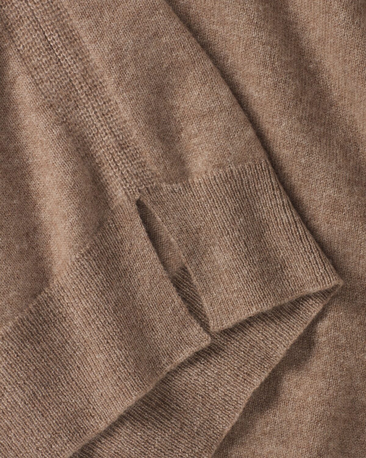 Brigitte von Schönfels Strickpullover Kaschmir Rundhalspullover