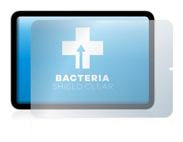 upscreen Schutzfolie für Apple iPad Mini 6 WiFi Cellular 2021 (im Querformat, 6. Gen), Displayschutzfolie, Folie Premium klar antibakteriell