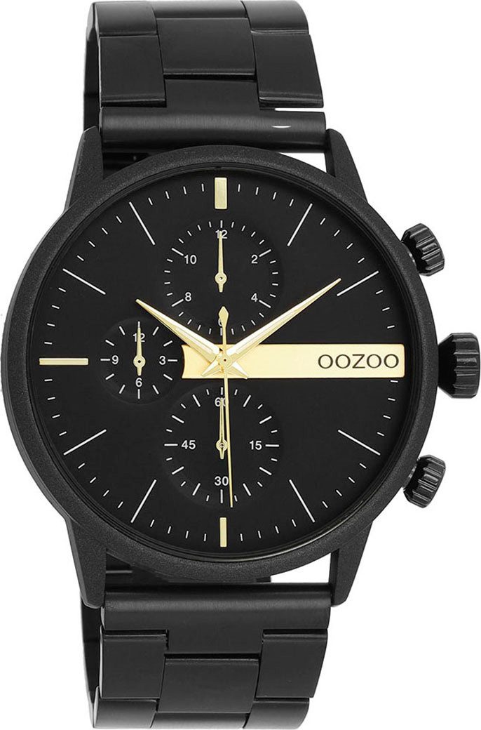OOZOO Quarzuhr C11412, Armbanduhr, Herrenuhr, Edelstahlarmband, Chrono-Look günstig online kaufen