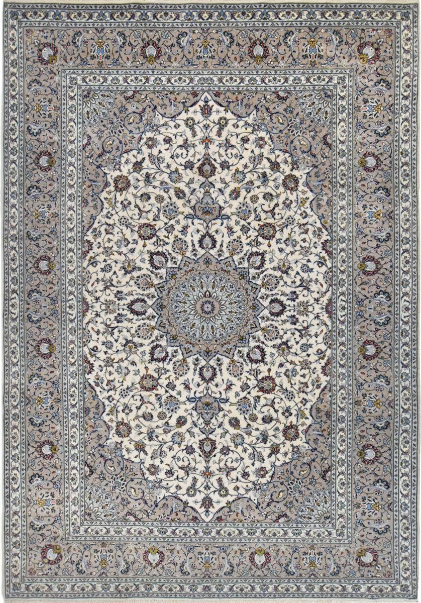 Orientteppich Keshan 247x361 Handgeknüpfter Orientteppich / Perserteppich, Nain Trading, rechteckig, Höhe: 12 mm