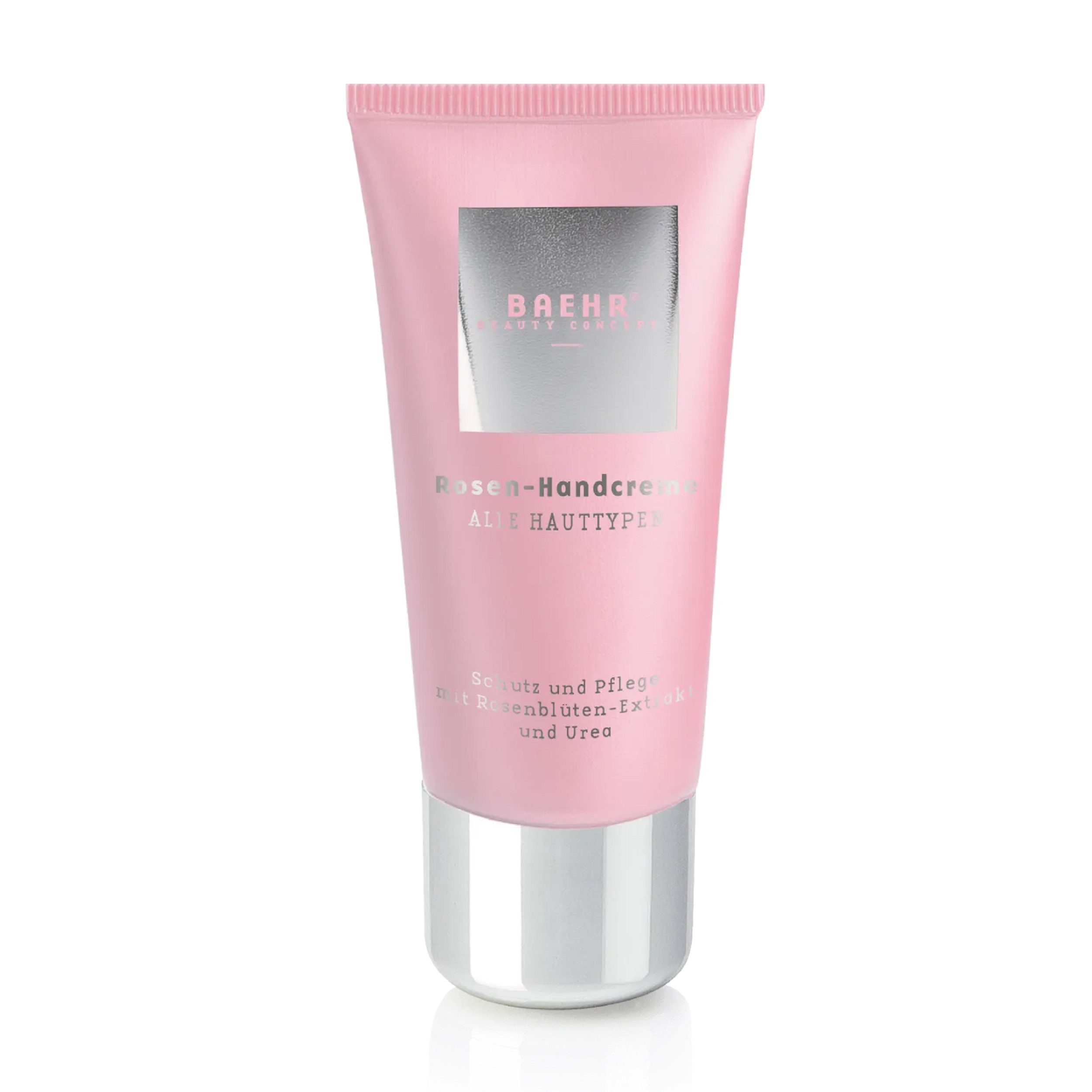 BAEHR BEAUTY CONCEPT Handcreme Baehr Beauty Concept Rosen-Handcreme 30ml zarter Rosenblätter-Duft, 1-tlg., Urea, Glycerin und Totes Meer Salz pflegen intensiv