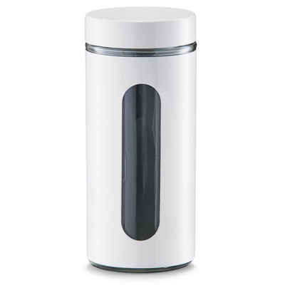 Neuetischkultur Vorratsglas Vorratsglas 1200 ml, Glas, (Stück, 1-tlg., 1 Vorratsglas), Glas Metall mit Schraubverschluss