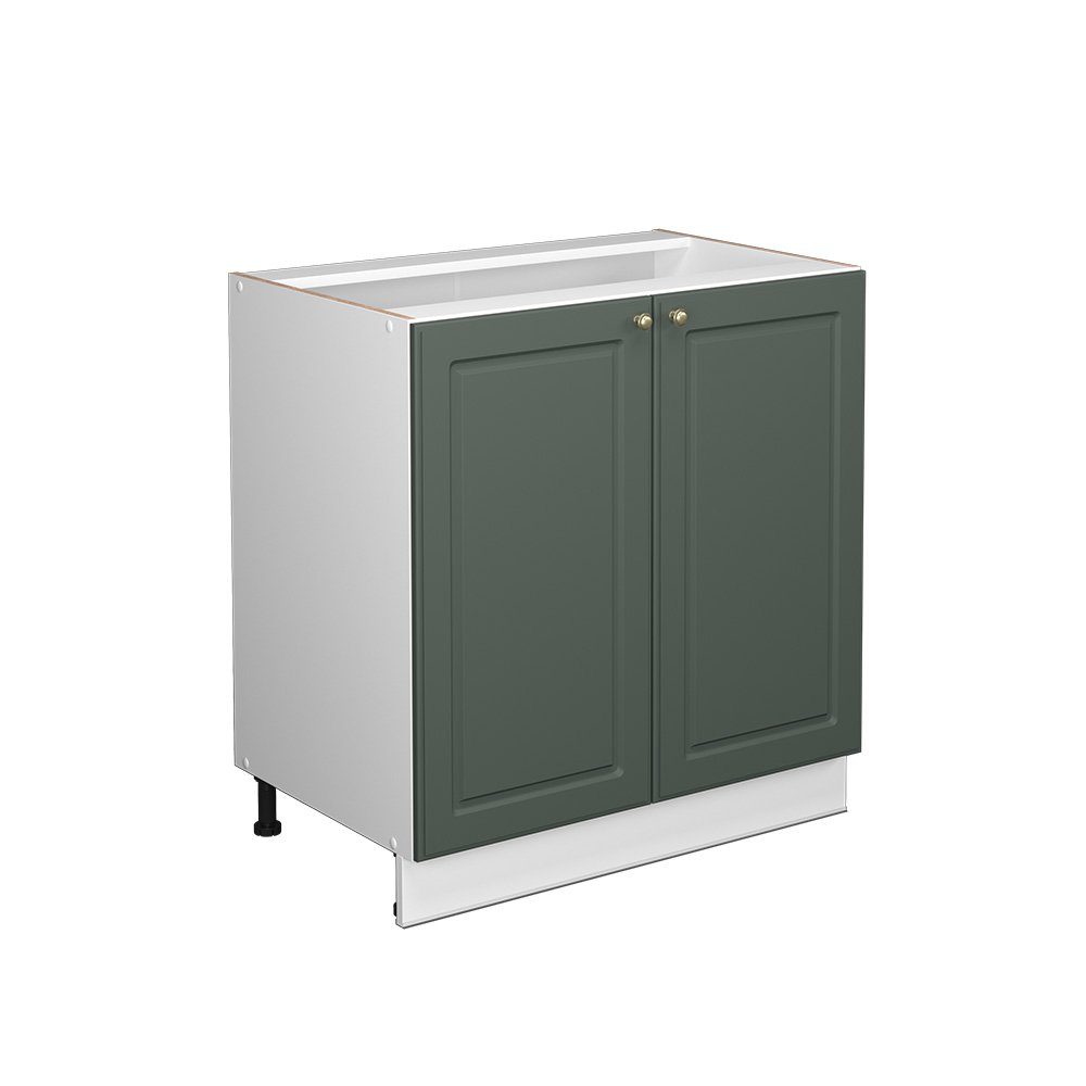 Vicco Midischrank Fame-Line, Grün-Gold Landhaus/Weiß, 80x81.6cm günstig online kaufen