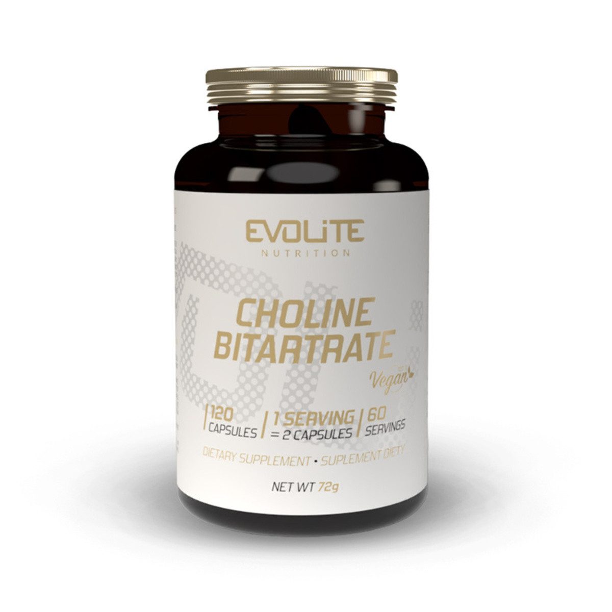 Evolite Nutrition EVOLITE® CHOLINE BITARTRATE 500mg 120 Kapseln Kapsel