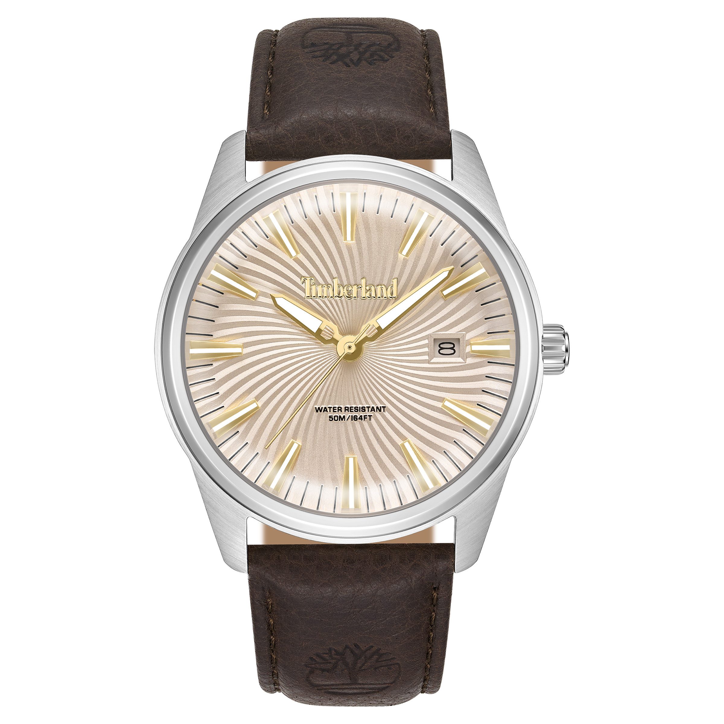 Timberland Quarzuhr Birch Road TDWGB0083102, Armbanduhr, Herrenuhr, Lederarmband, analog, Tag
