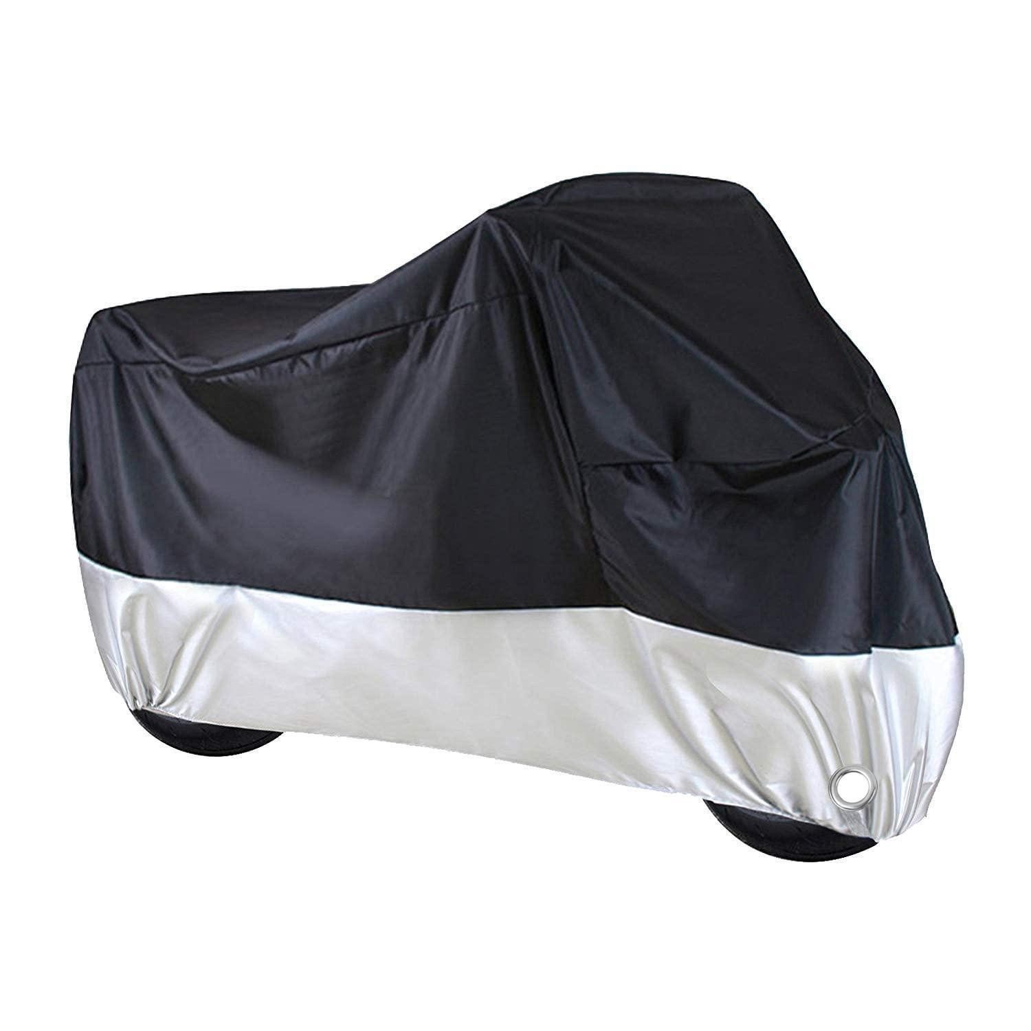 LuxusKollektion Winterschutzhaube Motorradabdeckung XXL Wasserdicht Winterfest 210D 2XL(245*105*125cm)