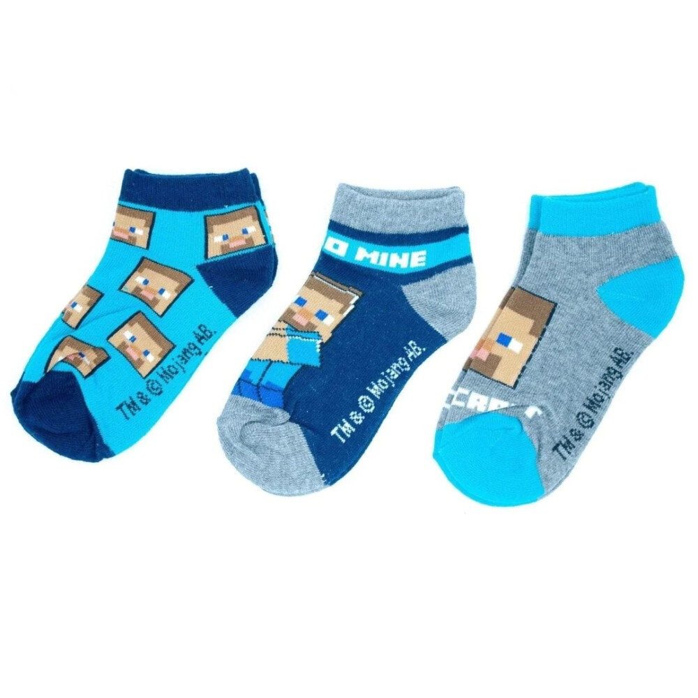 B.M. Fashion Füßlinge Minecraft Kinder-Füßlinge 27/30