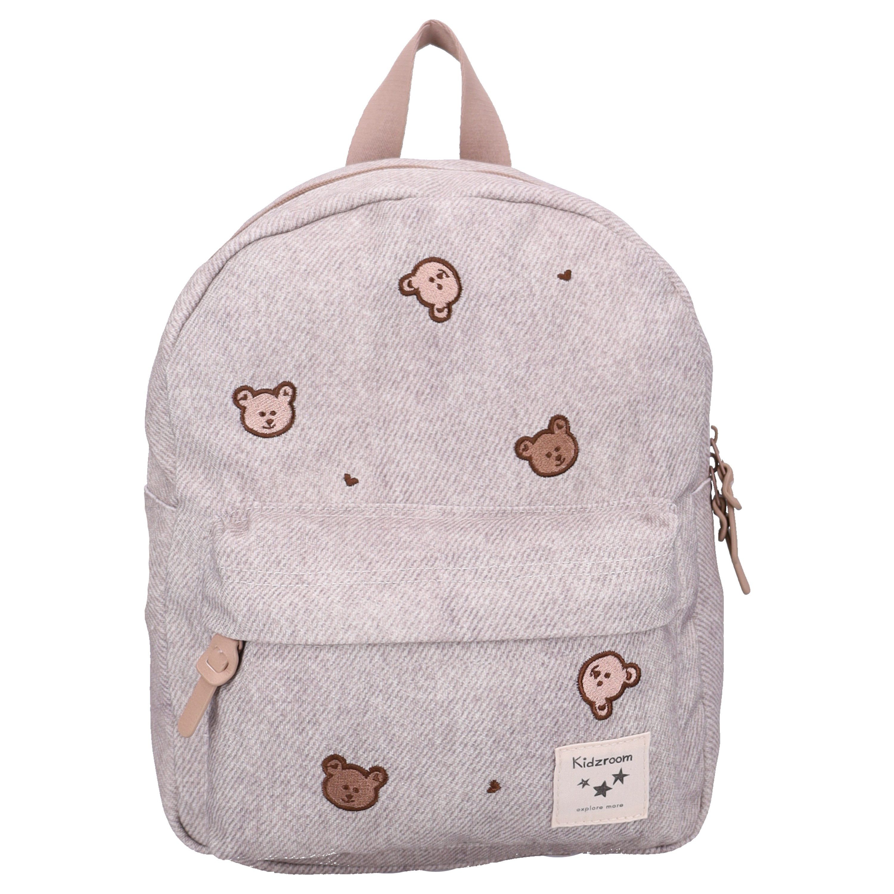 Kidzroom Rucksack Blossom And Bows Kita Rucksack mit Bärenmotiv