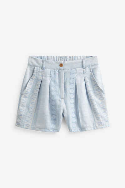 Next Shorts Jacquard-Shorts aus Baumwollgemisch (1-tlg)