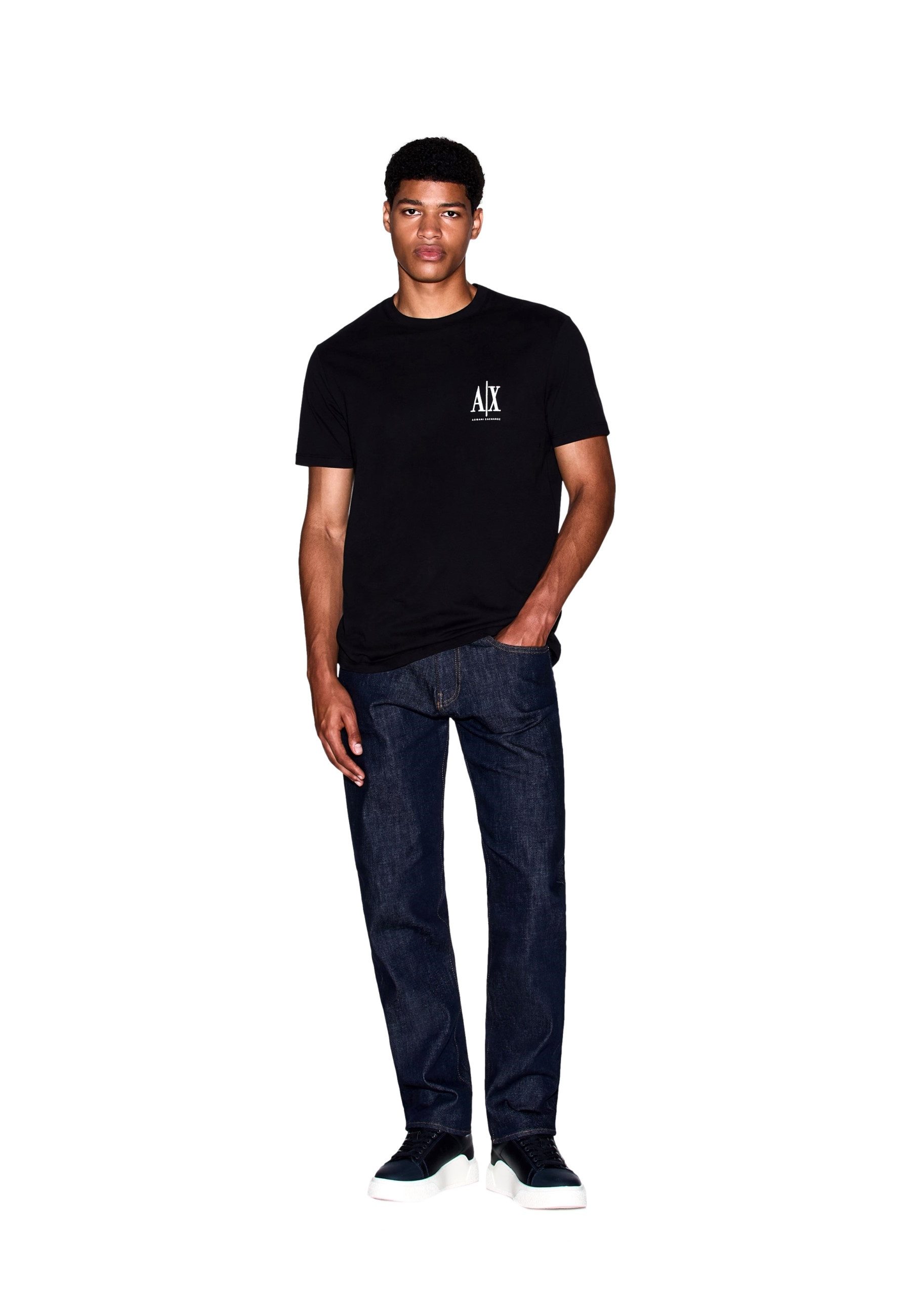 AIX ARMANI EXCHANGE T-Shirt T-Shirt Kurzarmshirt günstig online kaufen