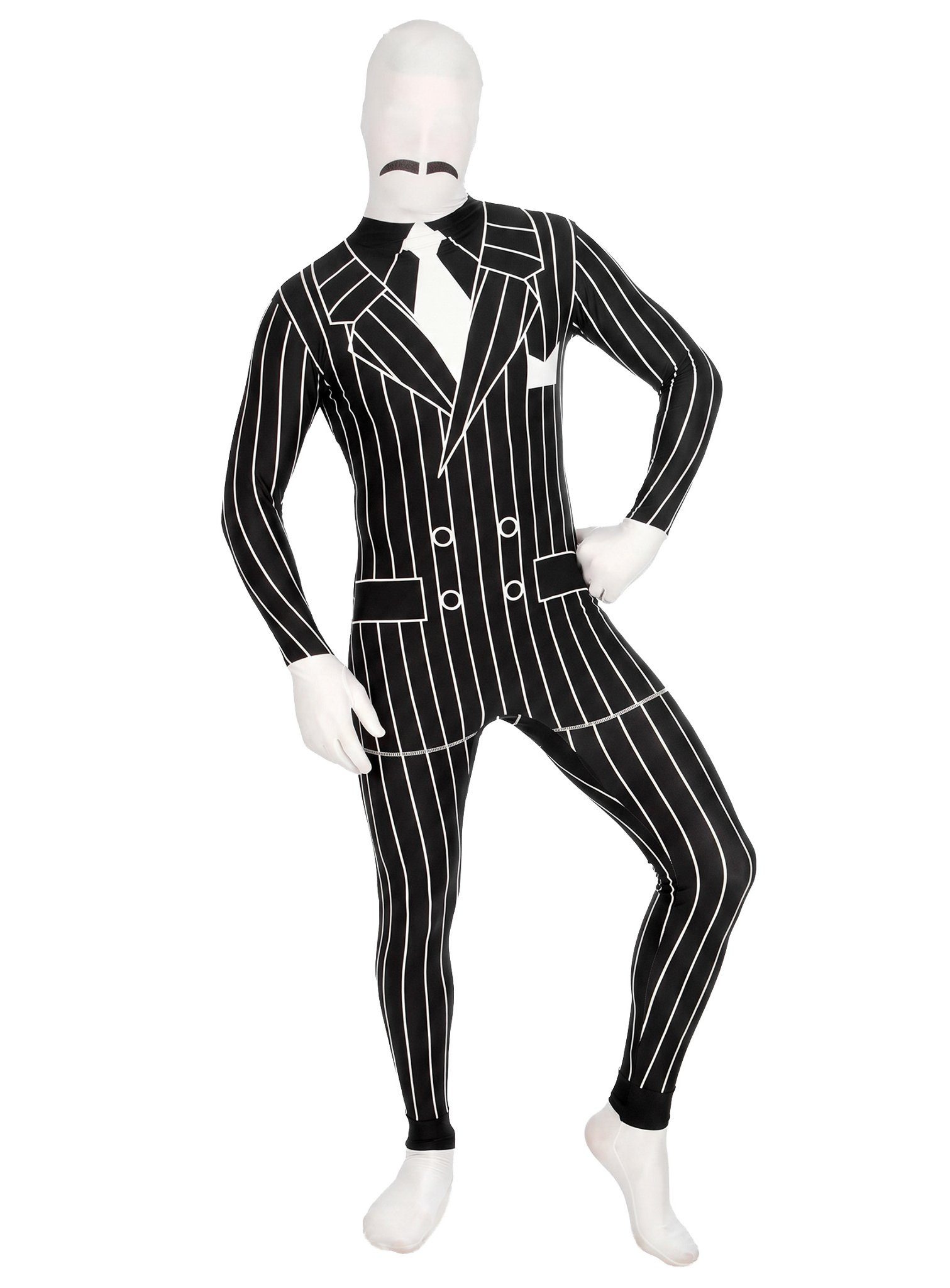 Morphsuits Kostüm Gangster - Ganzkörperkostüm Anzug für Karneval, Original Morphsuits – die Premium Suits für die besonderen Anlässe