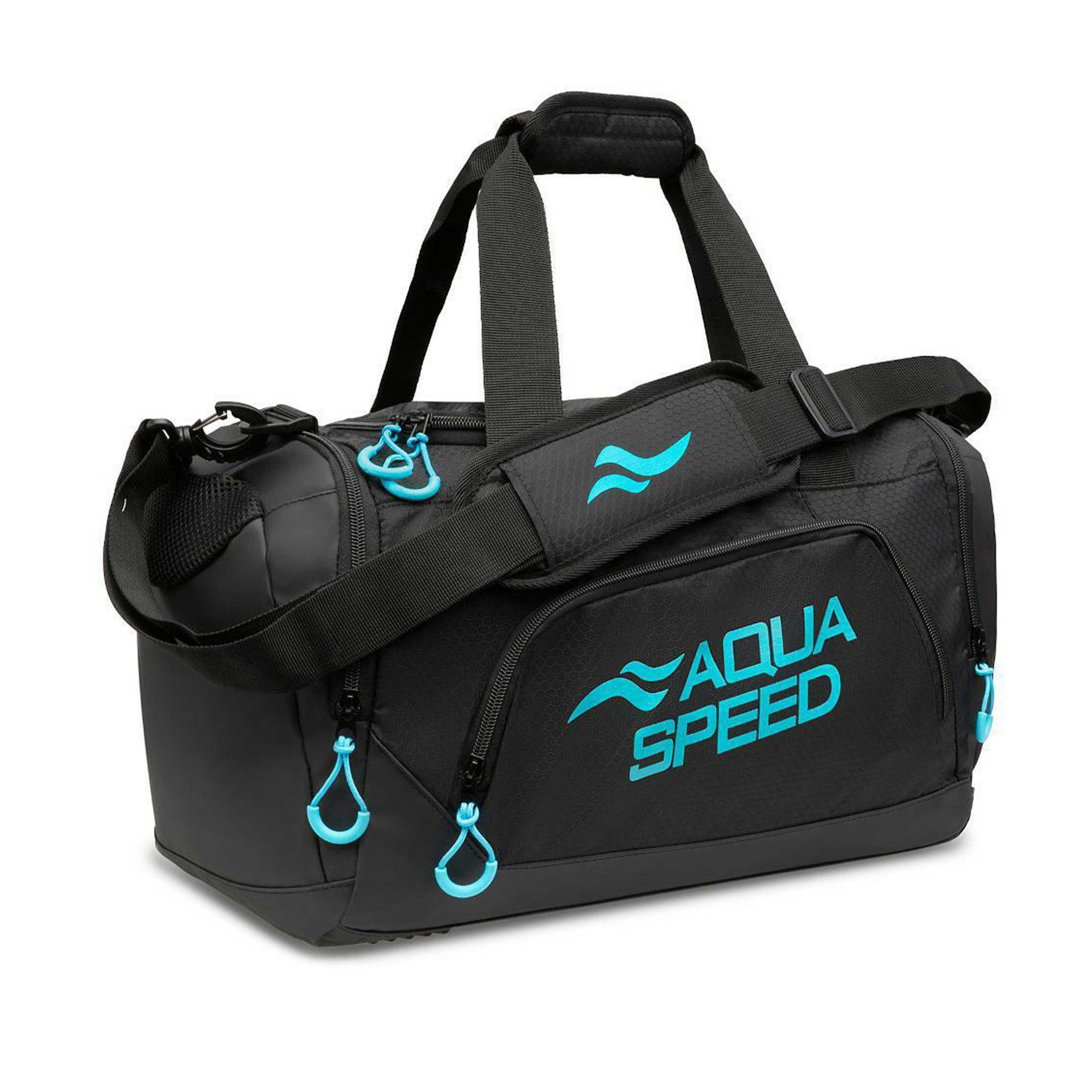 Aqua Speed Sporttasche Duffle Bag S 33L Training Fitness Schwimmen Pool leicht 74 (Schwimmtasche klein mit praktischen Fächern und Tragekomfort), Stabile Konstruktion für regelmäßigen Einsatz im Sportbereich