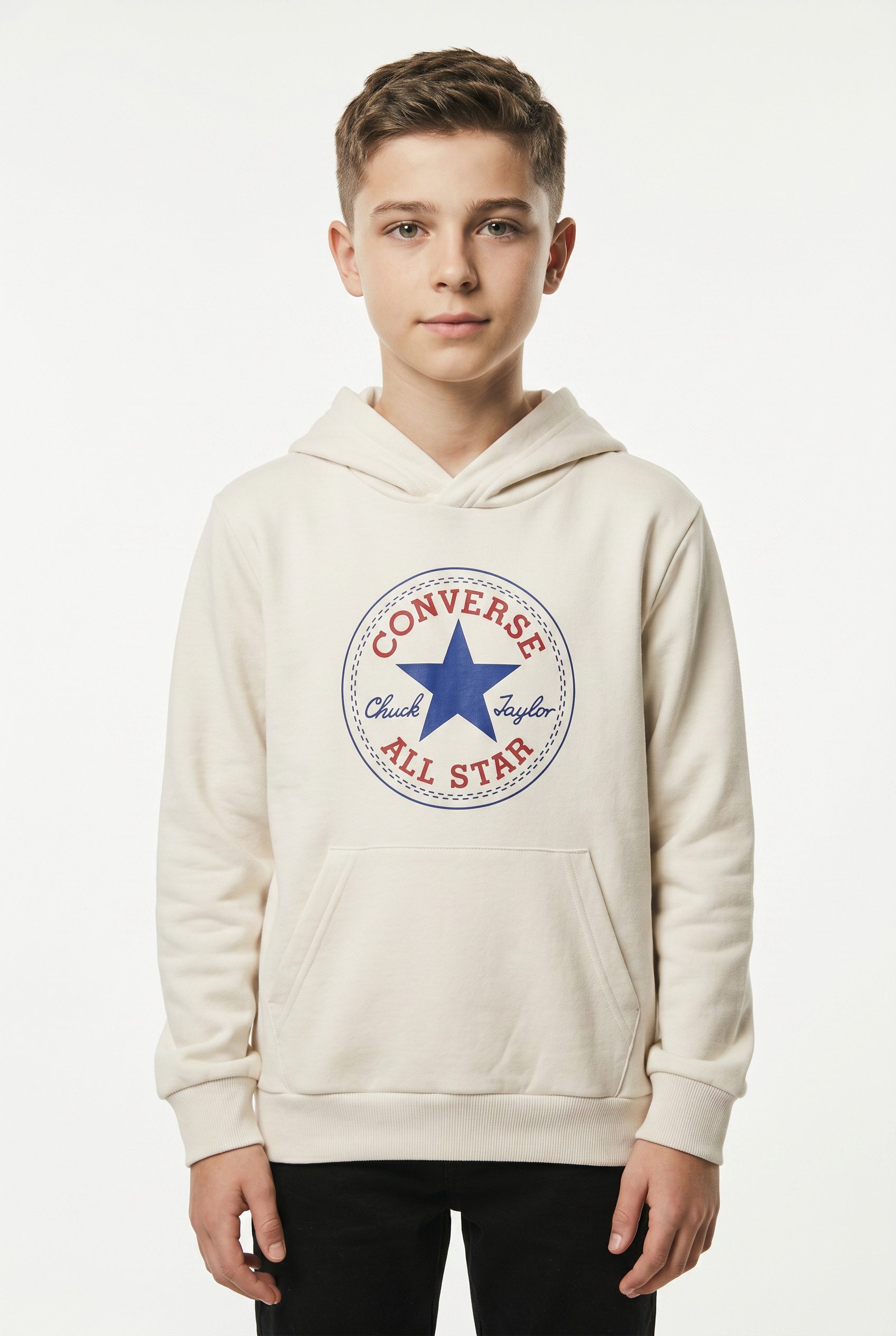Converse Kapuzensweatshirt CNVB CTP HOODIE aus weichem French Terry, mit gerippten Bündchen und Saum