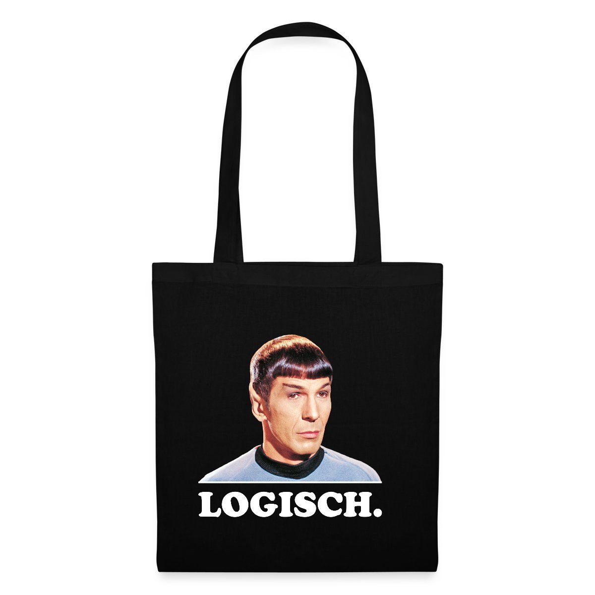 Henkeltasche Star Trek Spock Logisch Stoffbeutel