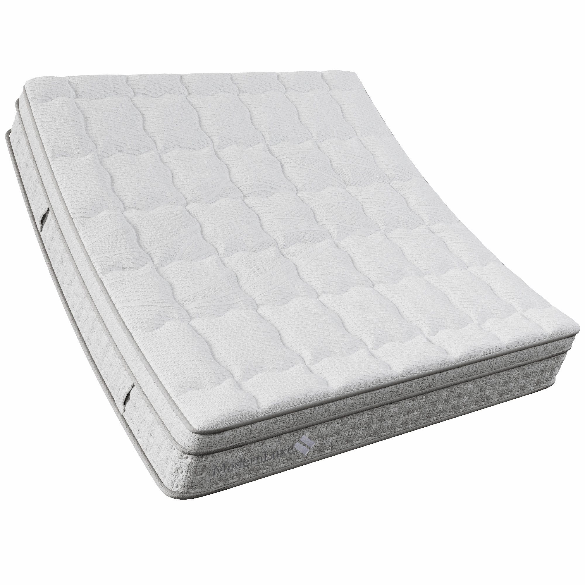 Taschenfederkernmatratze, Flieks, 25 cm hoch, 7-Zonen Federkernmatratze 140x190cm, ergonomisch, Härtegrad H3