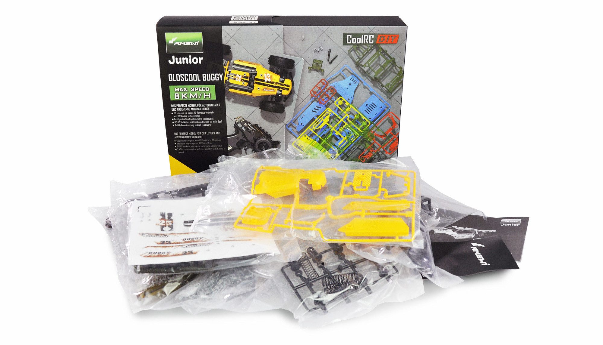 Amewi RC-Bagger Amewi CoolRC DIY Oldscool Buggy 2WD 1:18 Bausatz