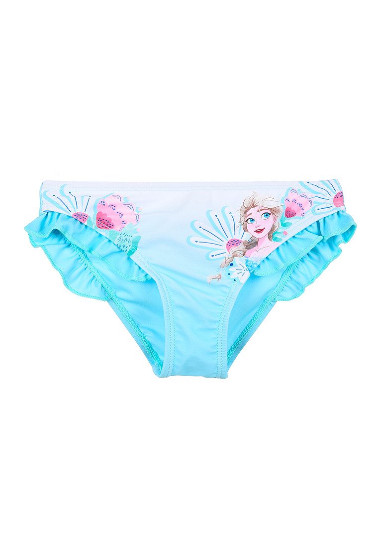 Disney Frozen Badehose Die Eiskönigin Bikinihose Mädchen Badeslip mit Rüschen
