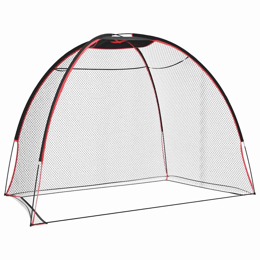 vidaXL Golf-Abschlagmatte Golf Trainingshilfen Schwarz 314 x 150 x 206 cm Polyester (1-St)