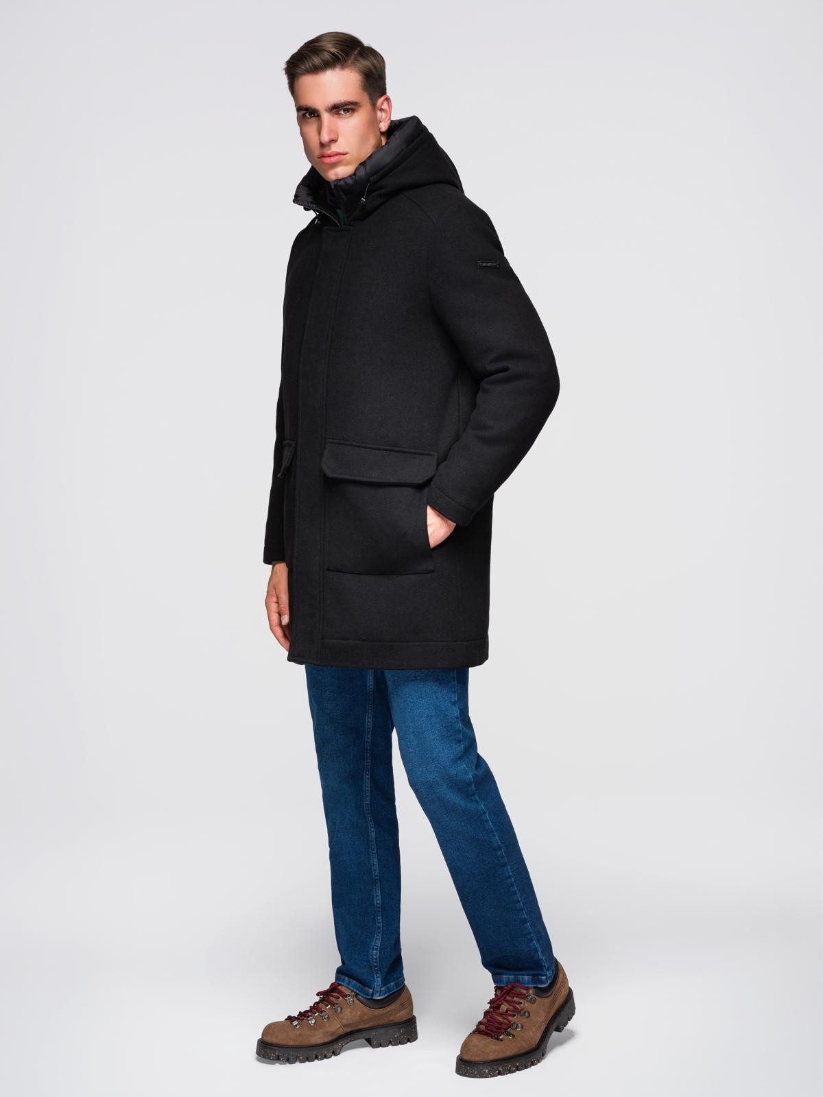 Winterjacke Herren-Parka mit Kapuze und Kapuze