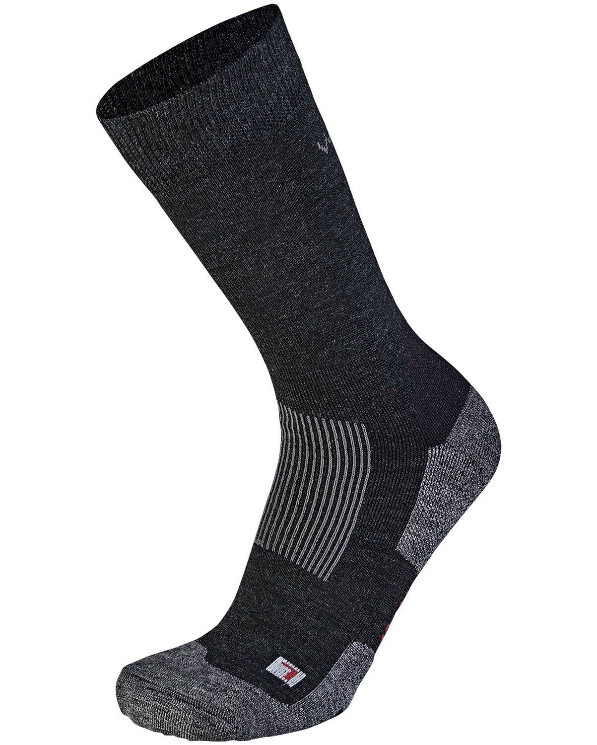 Merino Socke 120 anthrazit mel. S02 Socken Areco All wapiti Trek Season