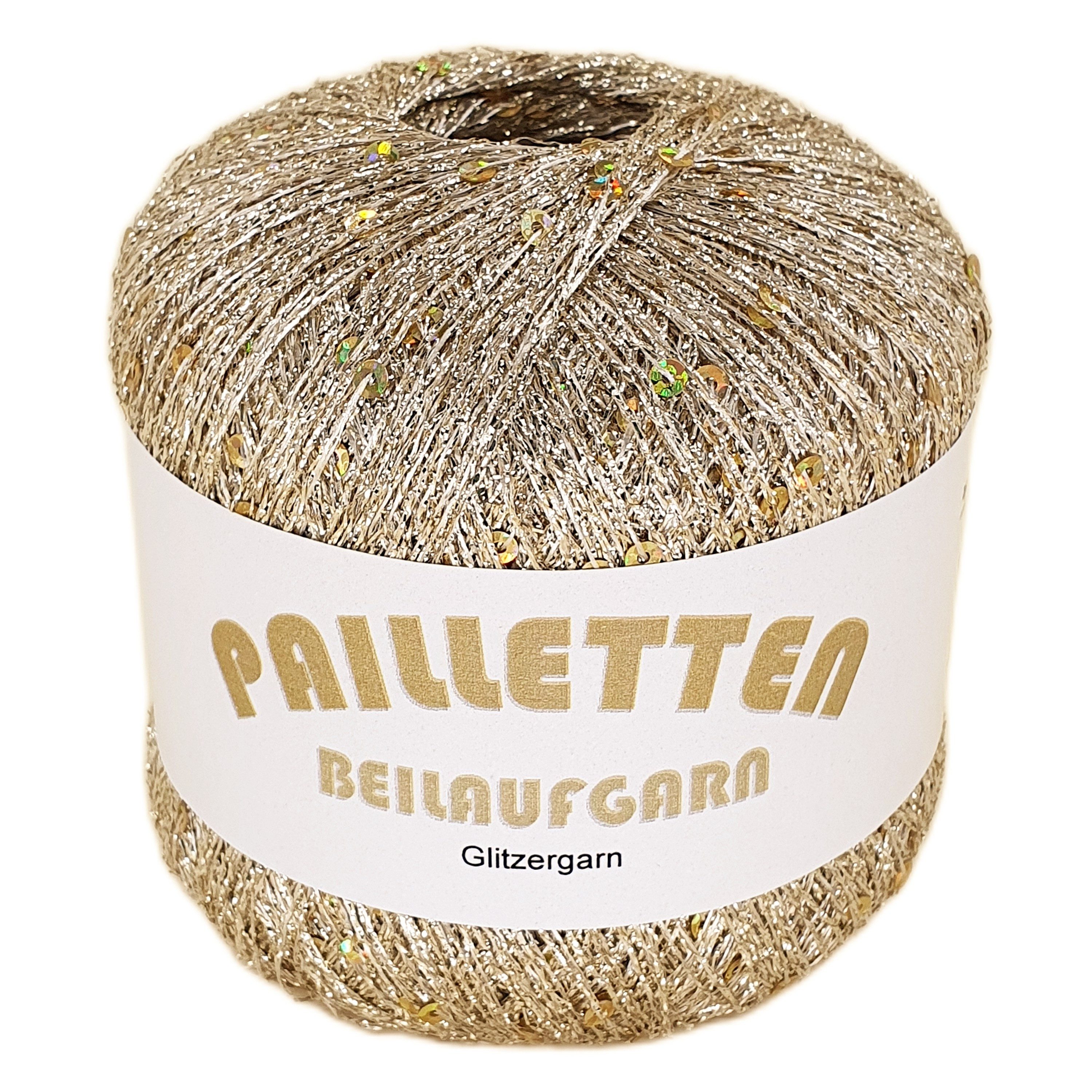 NOGA EFFEKTGARN GmbH Pailletten Beilaufgarn auf 25 Gramm Knäuel Effektgarn
