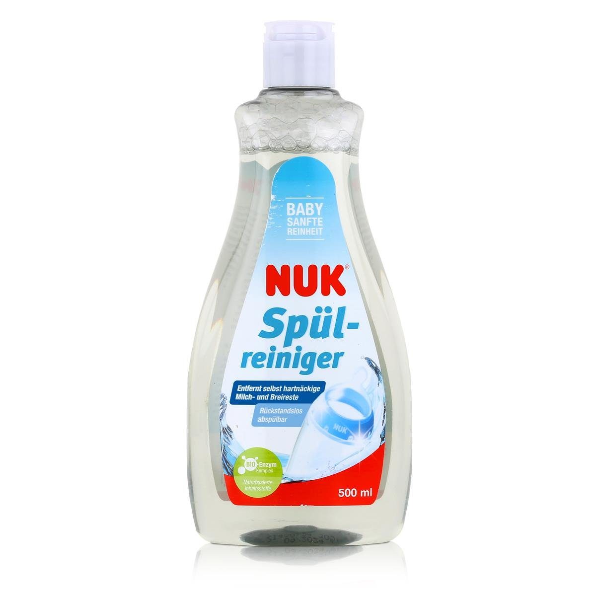 NUK NUK Spülreiniger Baby sanfte Reinheit 500ml - Entfernt Milchreste (1er Geschirrspülmittel