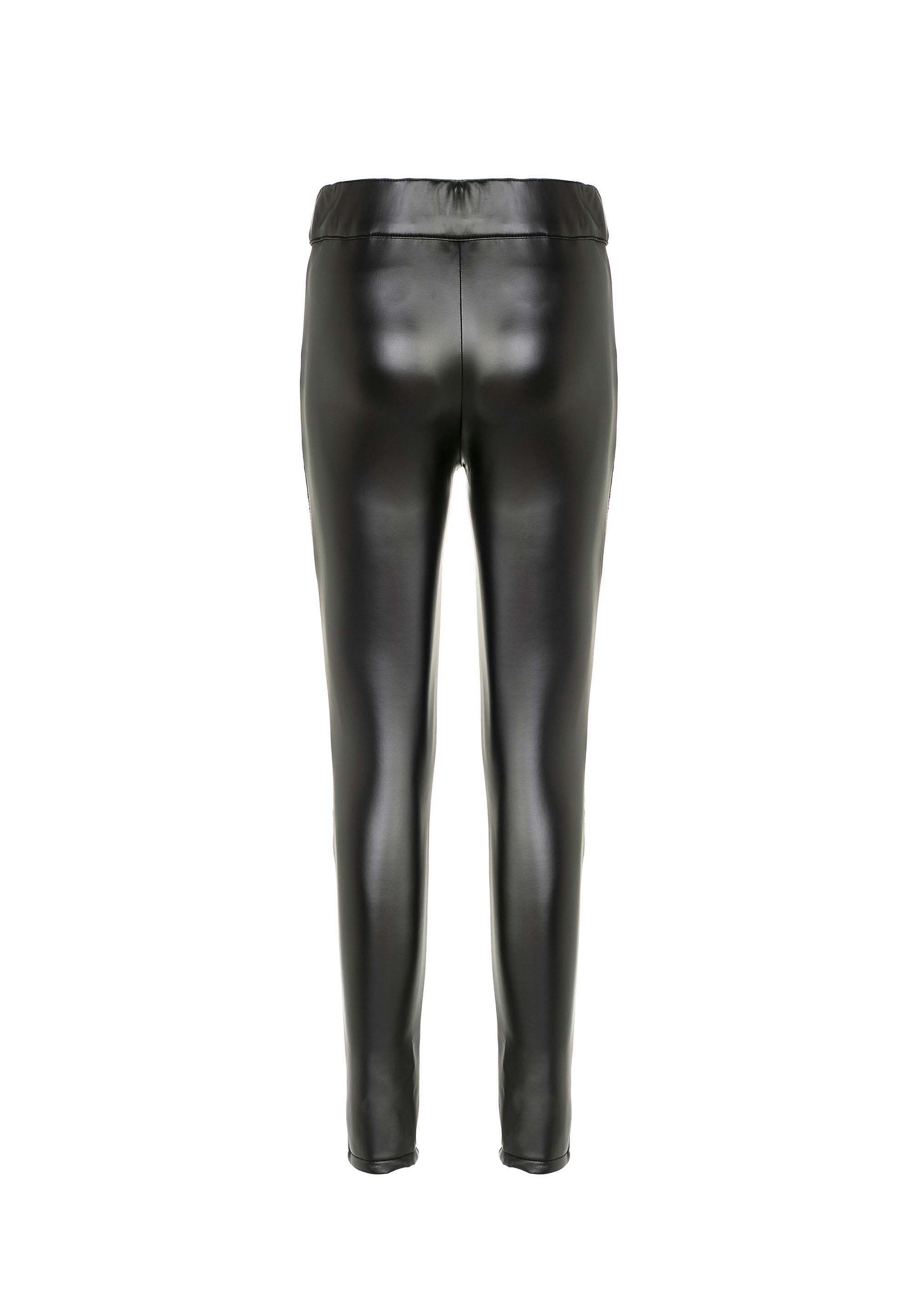 Cipo & angesagter Baxx Leder-Optik in Leggings