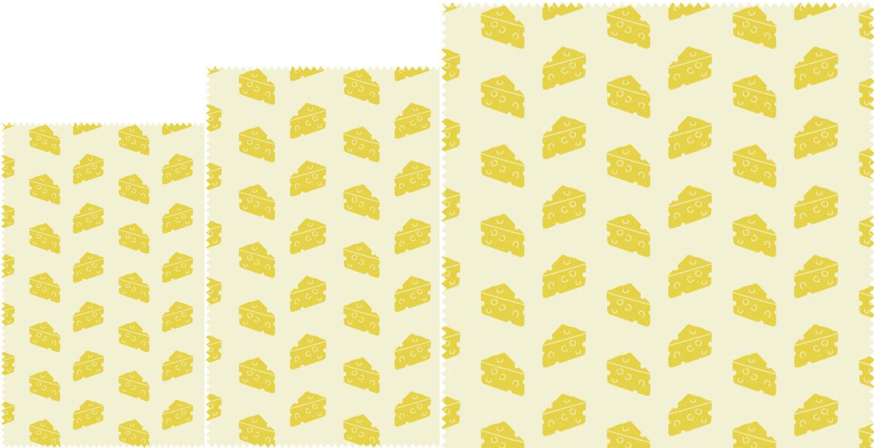 Nuts Bienenwachstuch Set, Set, 3-tlg., 3er Set, wiederverwendbar und ökologisch