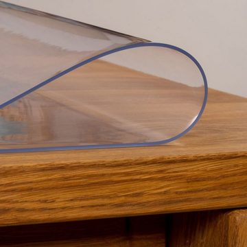 laro Tischdecke Wachstuch-Tischdecken durchsichtig transparent 2mm rechteckig
