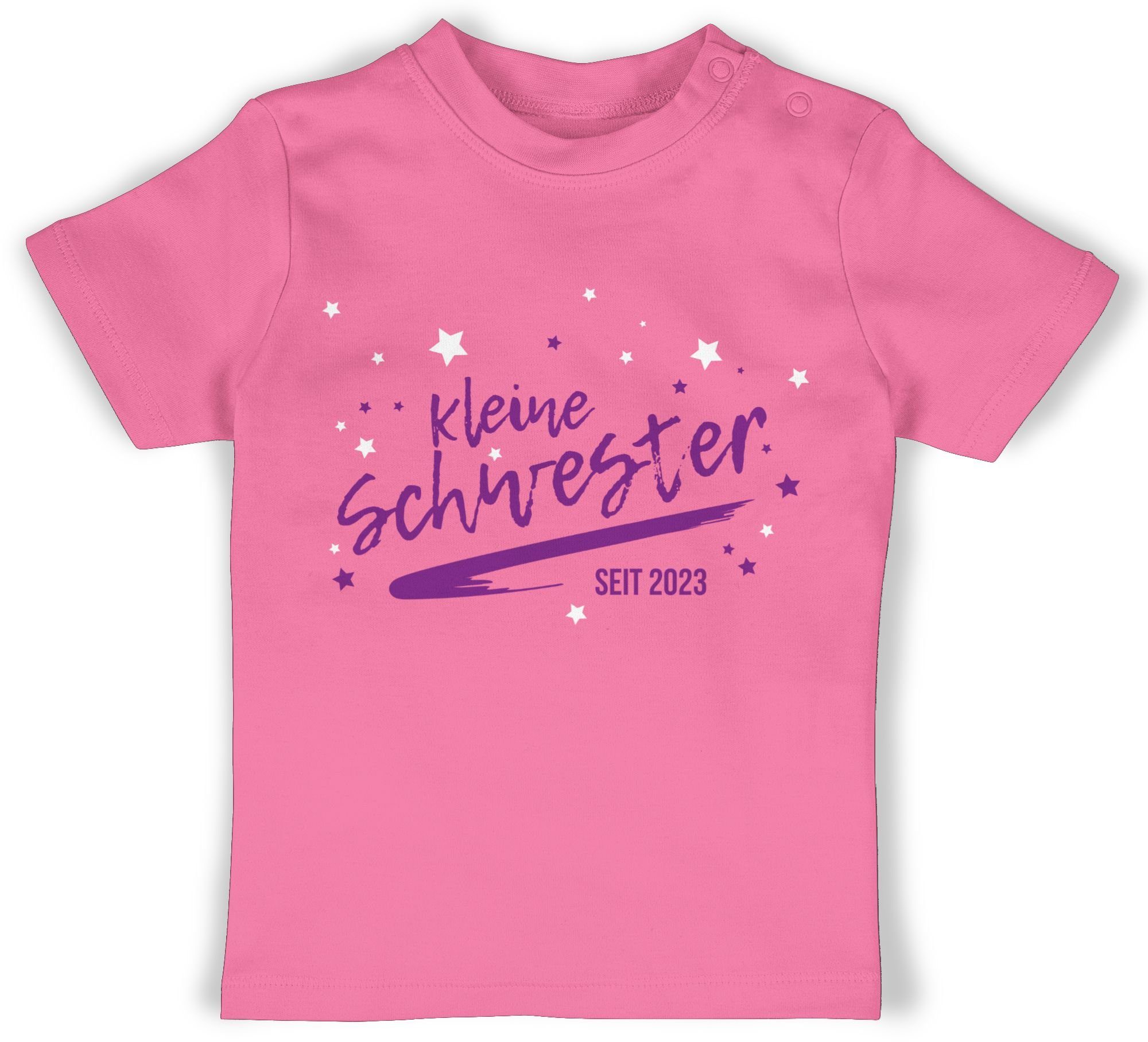 2023 Pink kleine Schwester Schwester seit Kleine T-Shirt Shirtracer 1