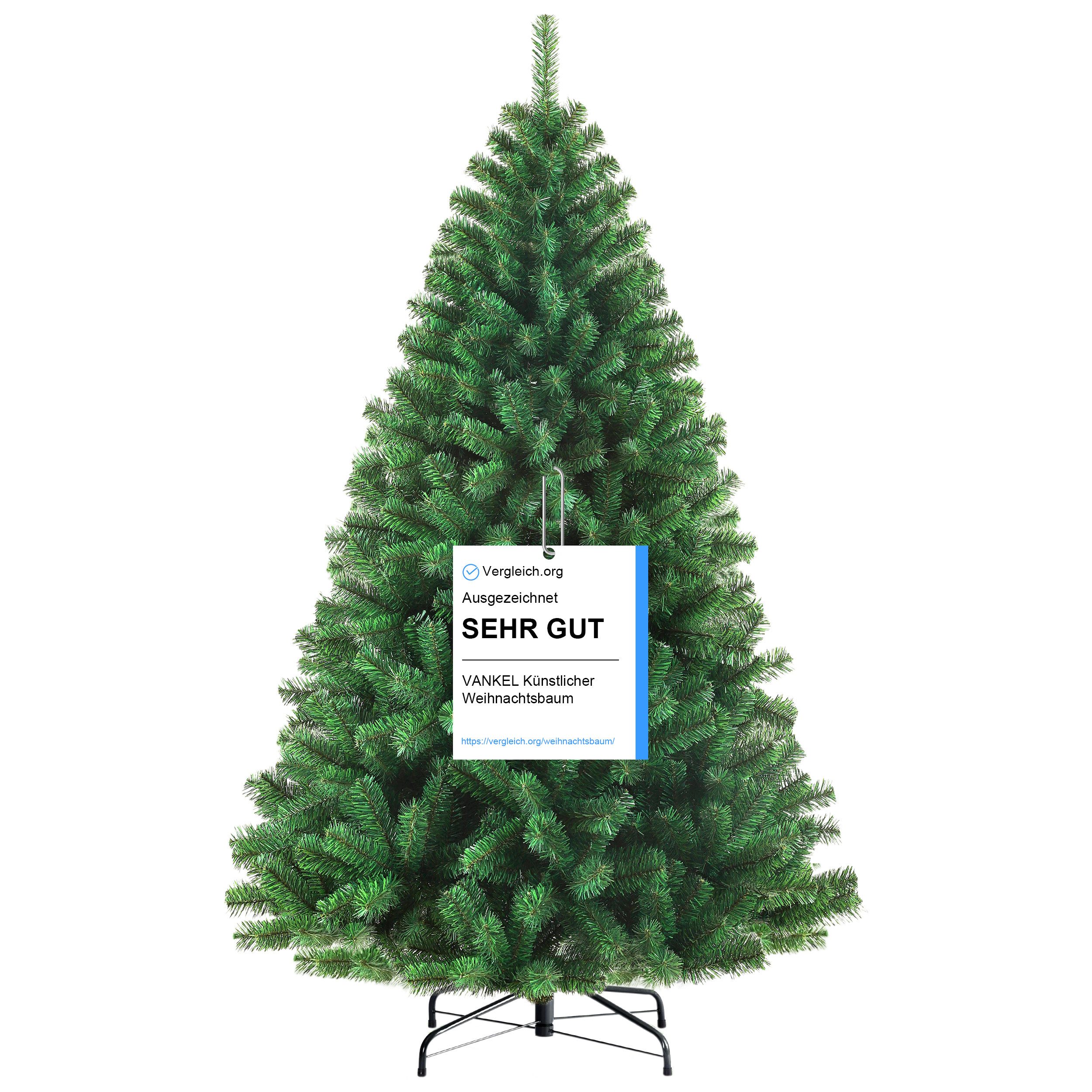 Vankel Künstlicher Weihnachtsbaum tannenbaum mit beleuchtung schmuck mit li günstig online kaufen