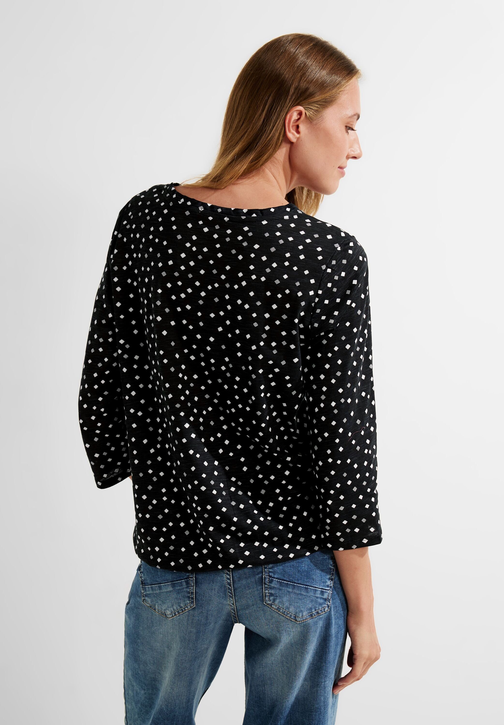 Cecil 3/4-Arm-Shirt mit 3/4 Ärmeln, Tunikashirt