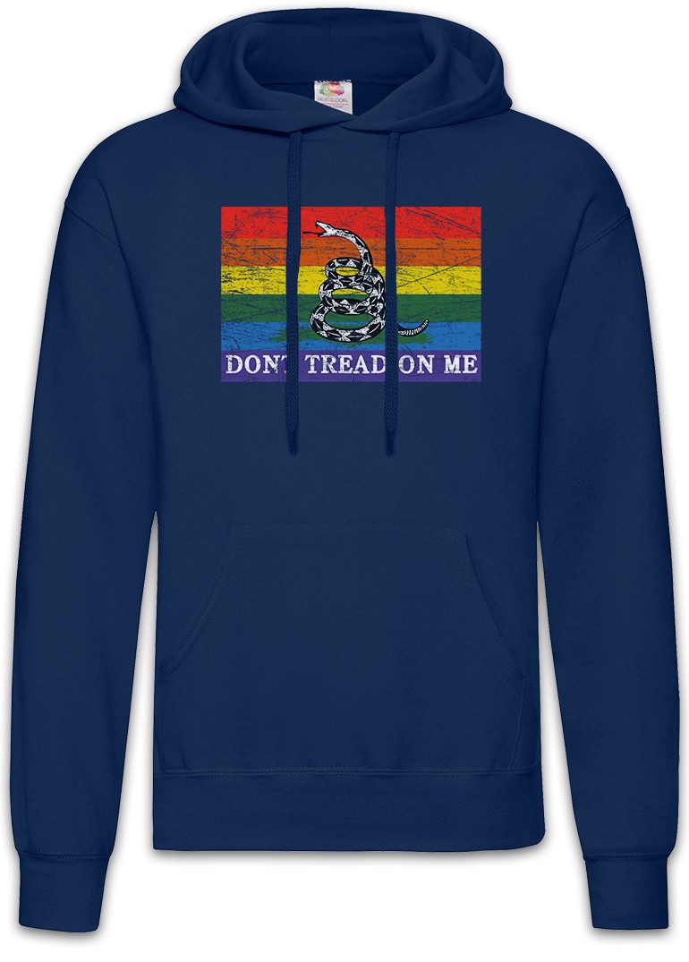 Hoodie Dont Tread On Me Pride Flag Herren Hoodie Fun Gay Schwul Homosexuell
