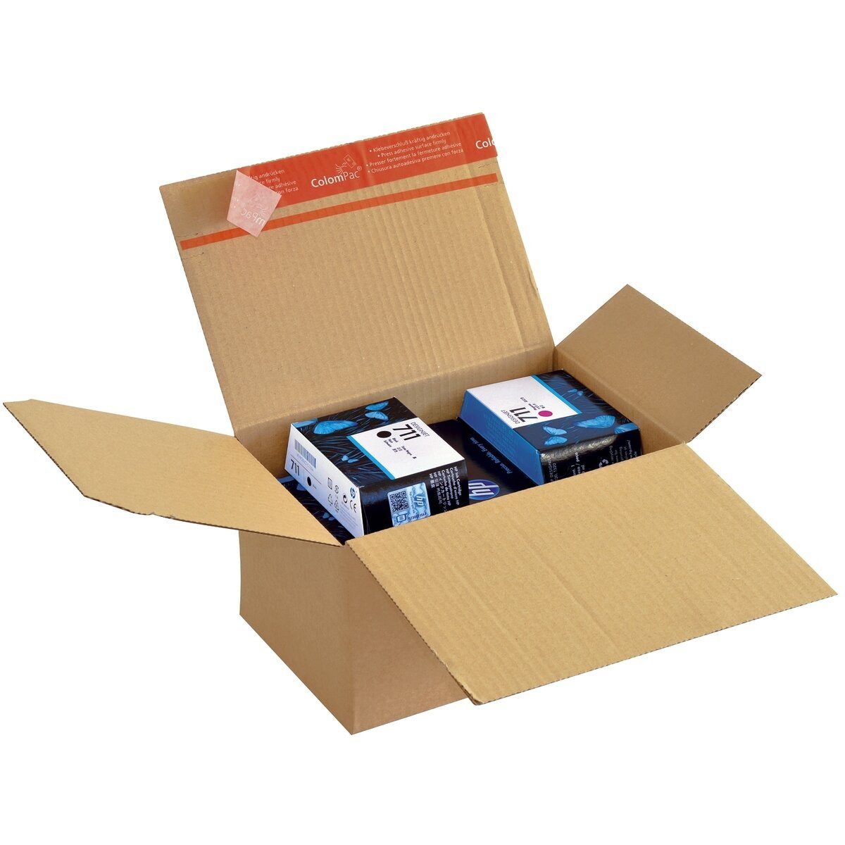 COLOMPAC Versandkarton Blitzbodenkarton - 235x170x135mm sk.