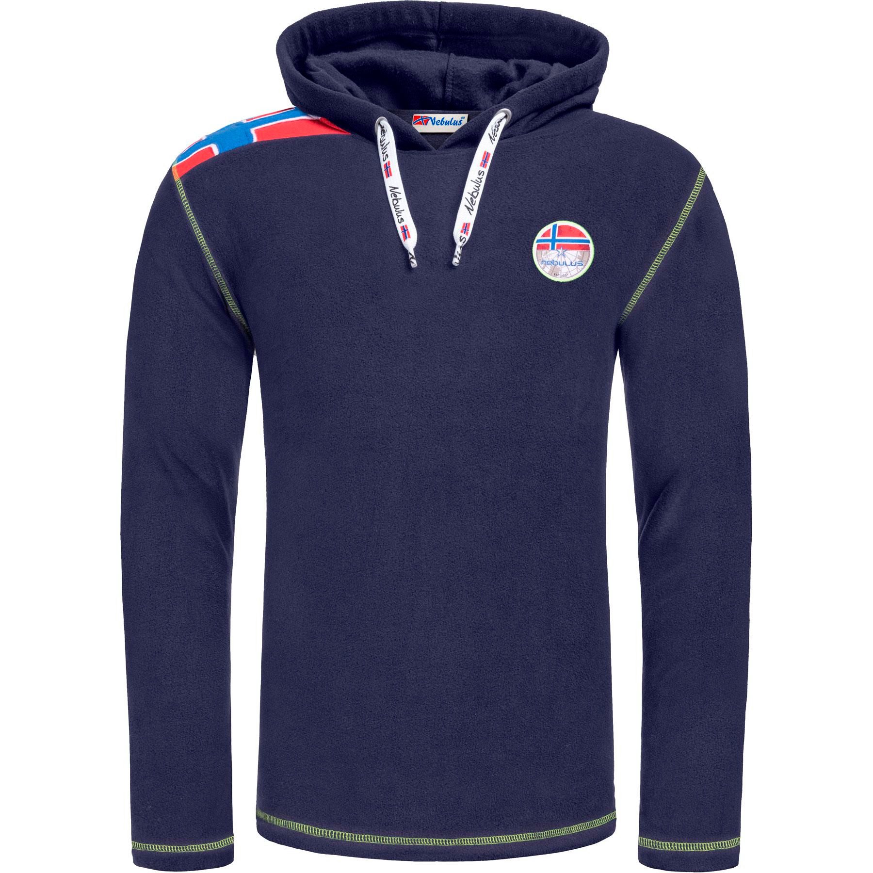 Nebulus Hoodie FILE, P6692 - Herren, navy-lime, M