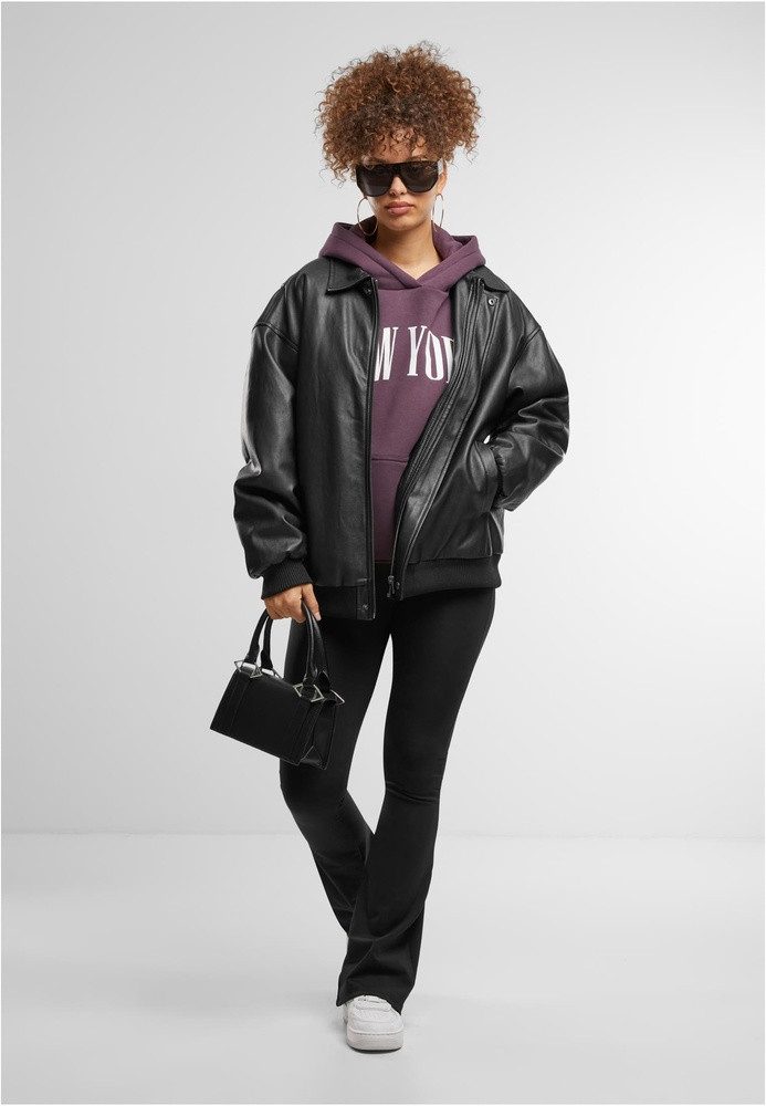 Mister Tee Hoodie New York Ladies Fluffy Hoody