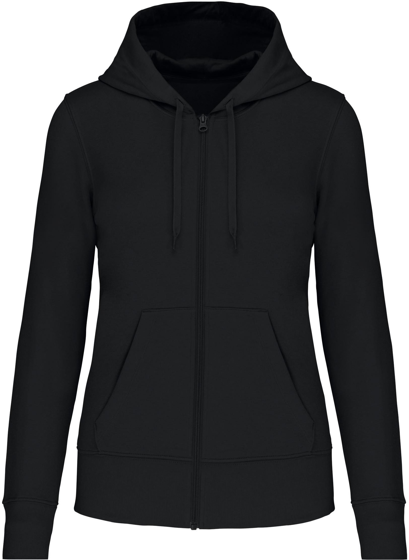 Kariban Kapuzensweatjacke Kapuzensweatshirt mit Reißverschluss Damen