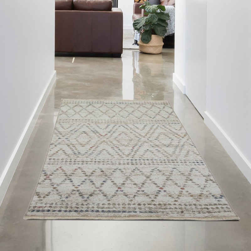 Teppich »Landhausstil Teppich beliebt als Deko für den Flur«, Carpetia, rechteckig, Höhe 10 mm
