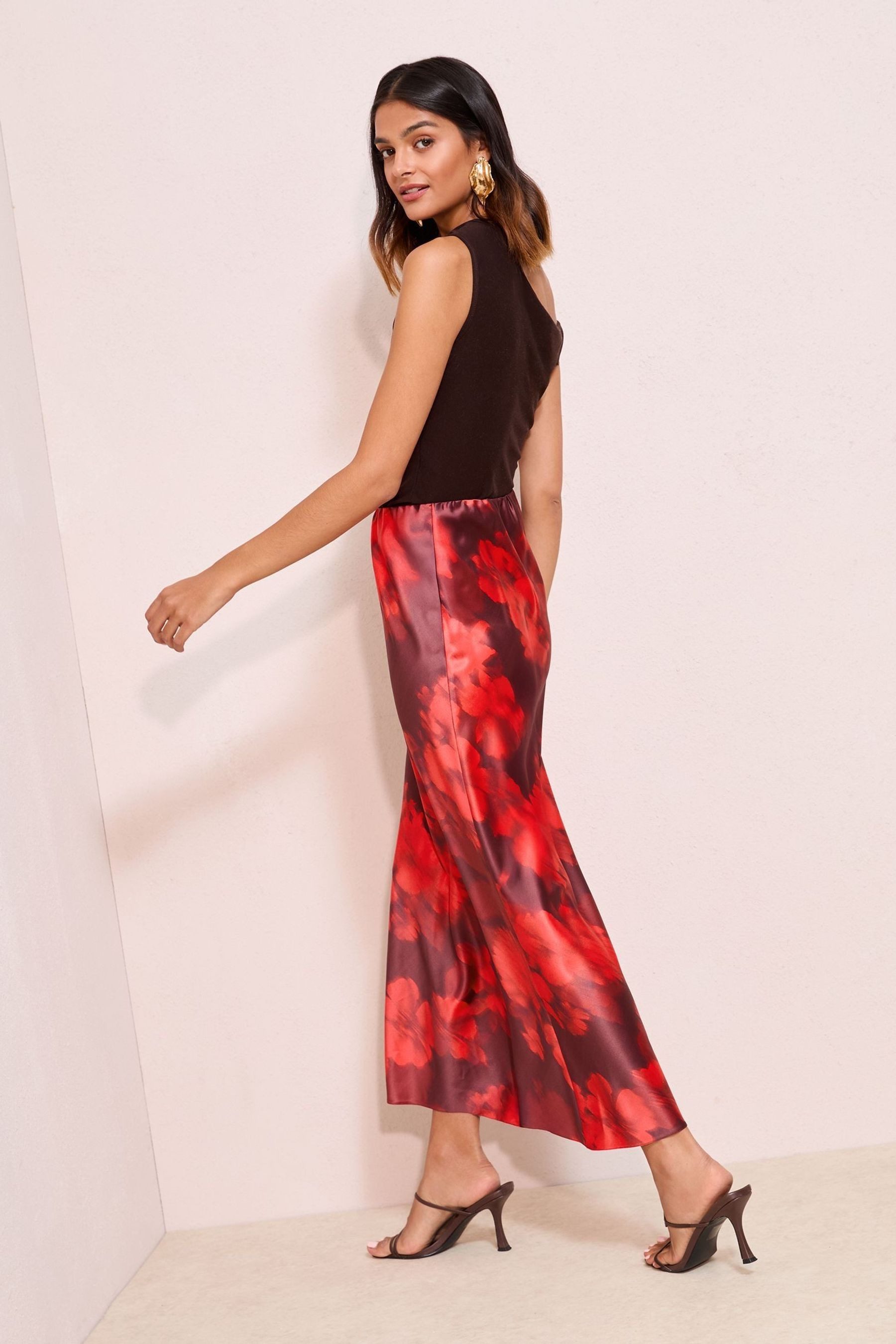 Friends Like These Maxirock Friends Like These Satin-Maxirock, Regular (1-t günstig online kaufen