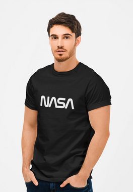 Novux T-Shirt NASA Worm Herren Tshirt Farbe Schwarz (1-tlg) aus Baumwolle