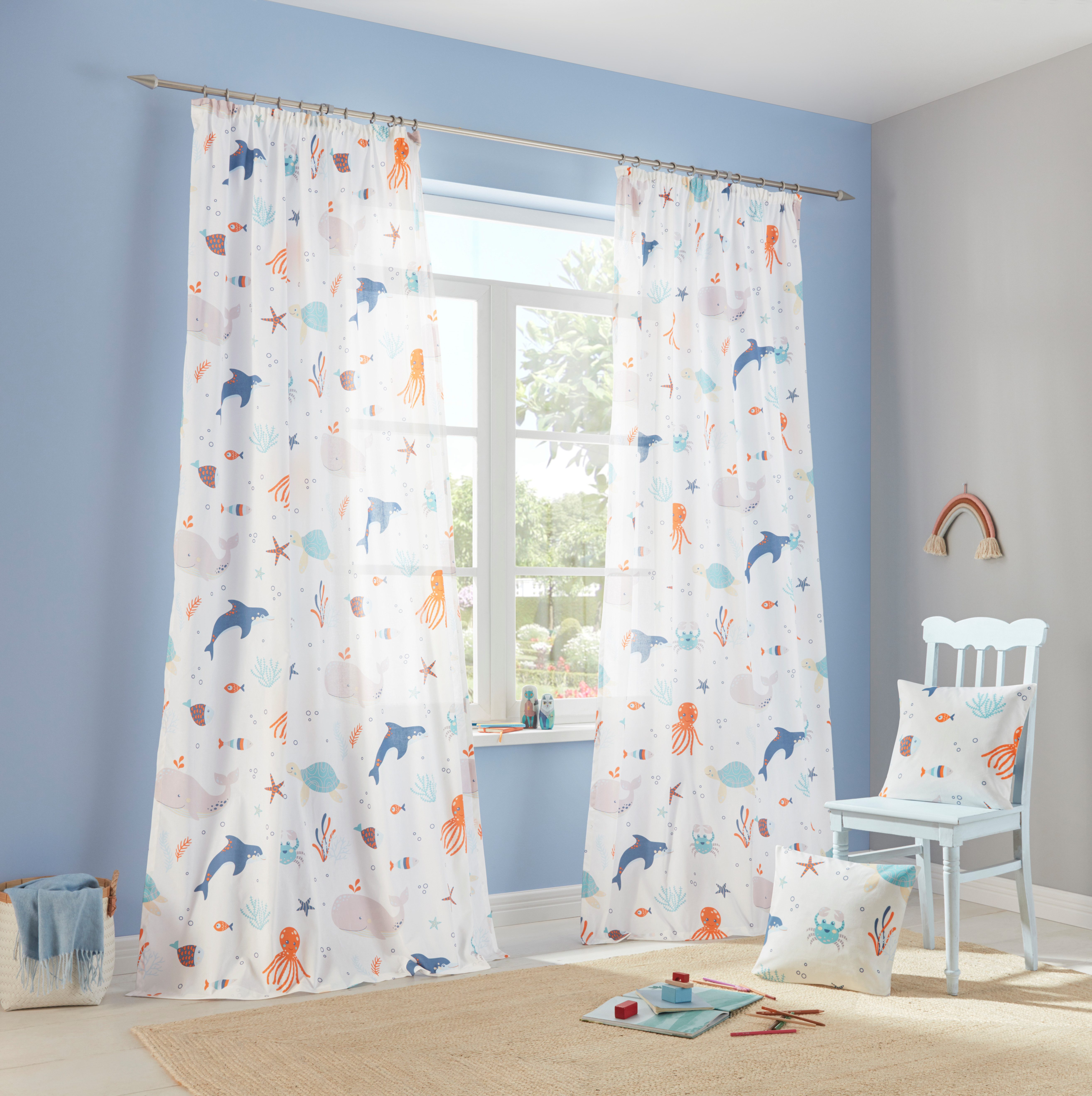 Lüttenhütt Gardine OCEAN, Kräuselband (1 St), günstig online kaufen