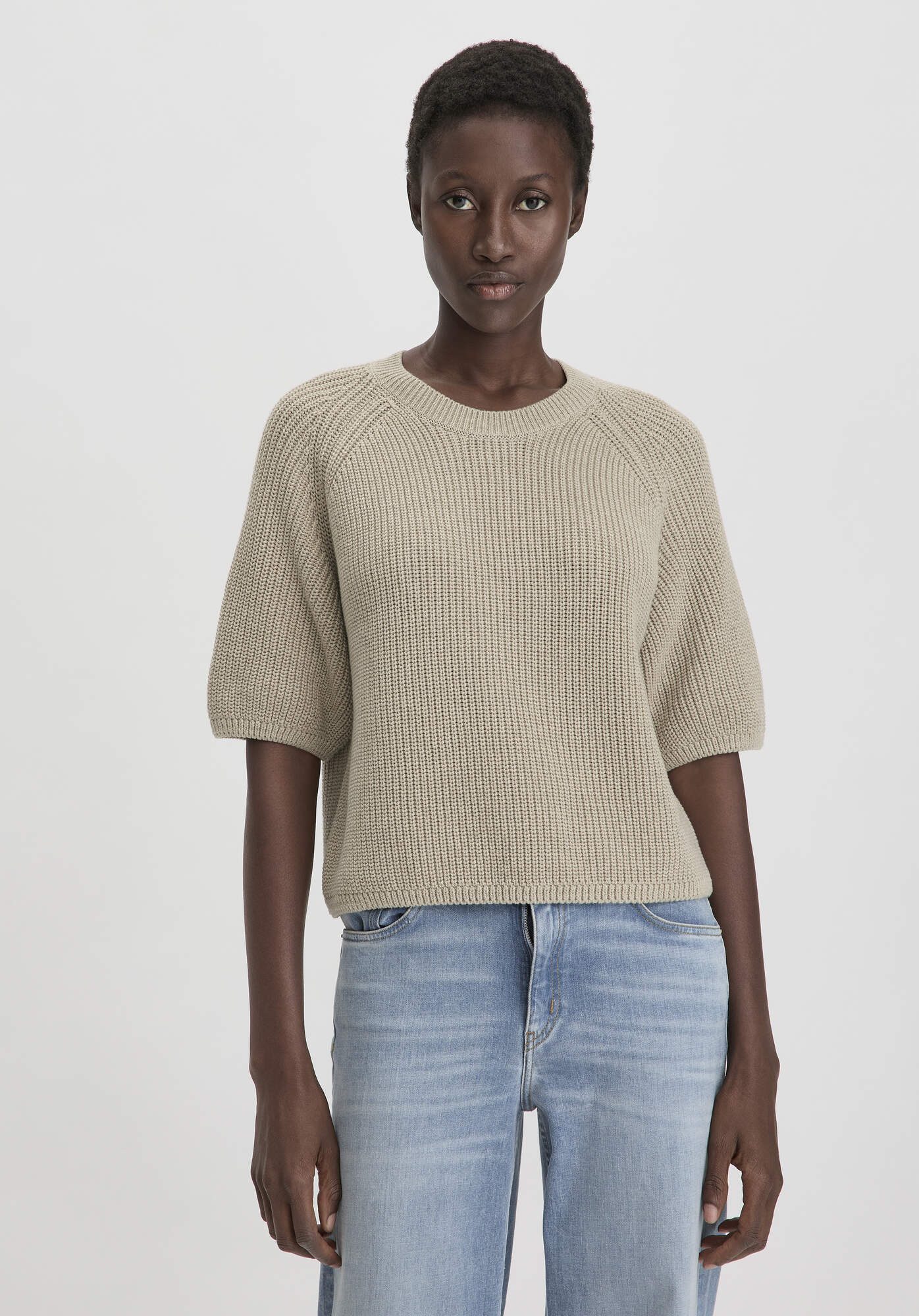 Strickpullover Relaxed aus reiner Bio-Baumwolle