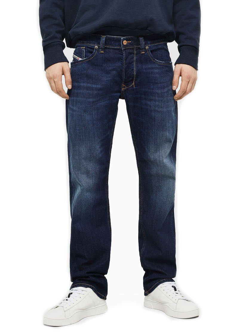 Diesel Regular-fit-Jeans Herren Straight Fit Stretch Hose Dunkel Blau -  Larkee 082AY online kaufen | OTTO