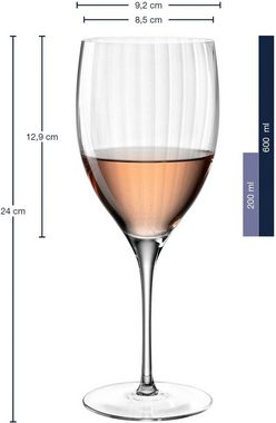 LEONARDO Rotweinglas POESIA, Kristallglas, 600 ml, 6-teilig